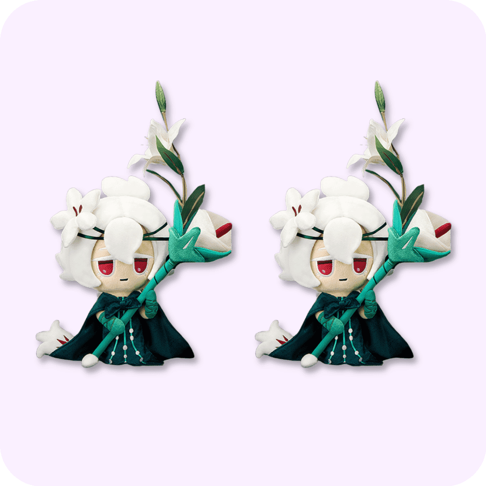 White Lily Plush 2PCS White Lily Plush 2PCS