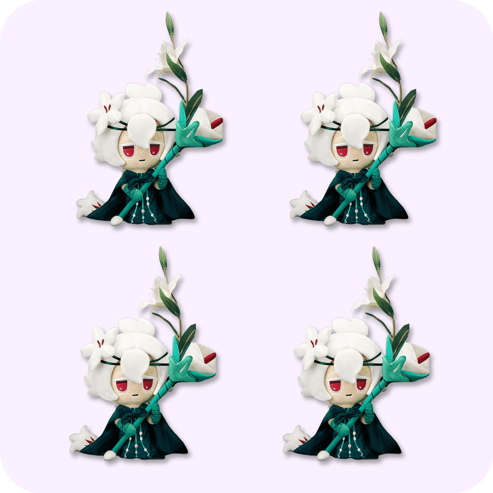 White Lily Plush 4PCS White Lily Plush 4PCS